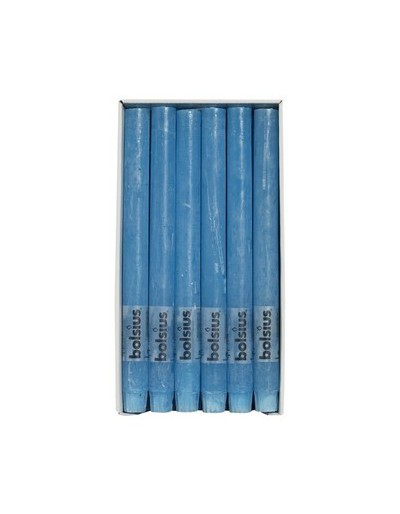 Vela azul rústica