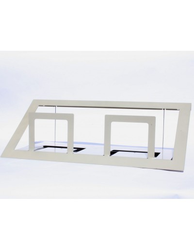 Window box holder white 50 cm