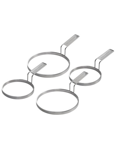 Outdoorchef set rings for cooking on...