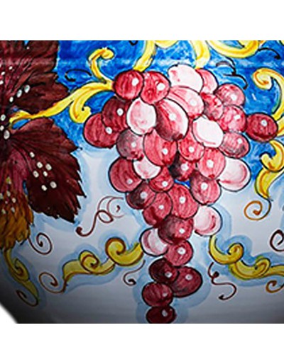 Raisins décorés de vase