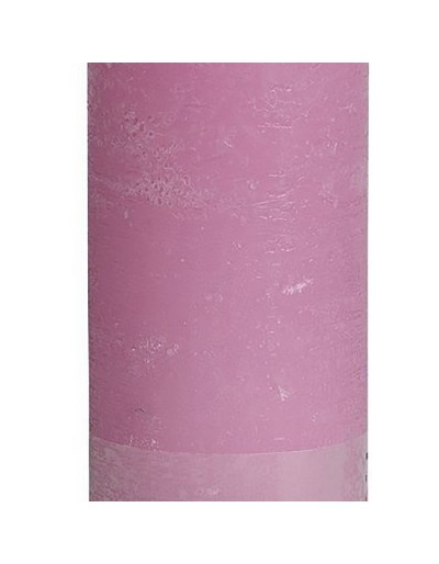 Rustic pink candle