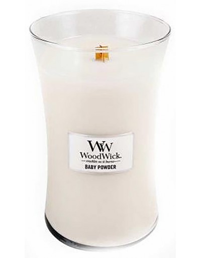 Woodwick Talc Kerze