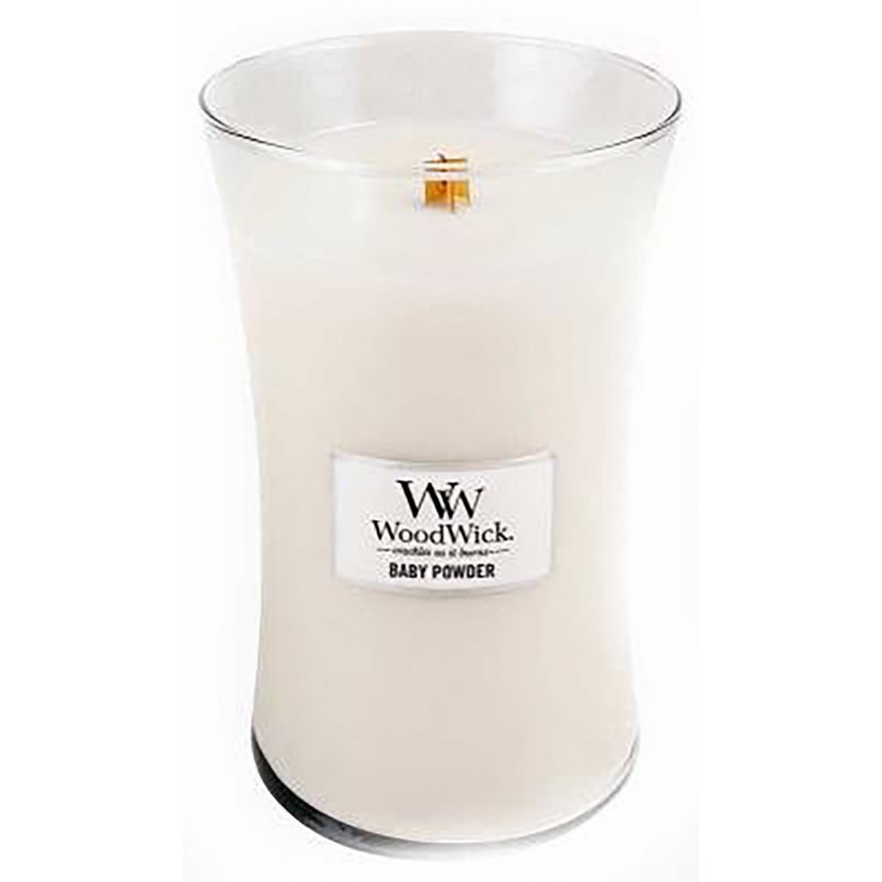 Woodwick Talc Kerze