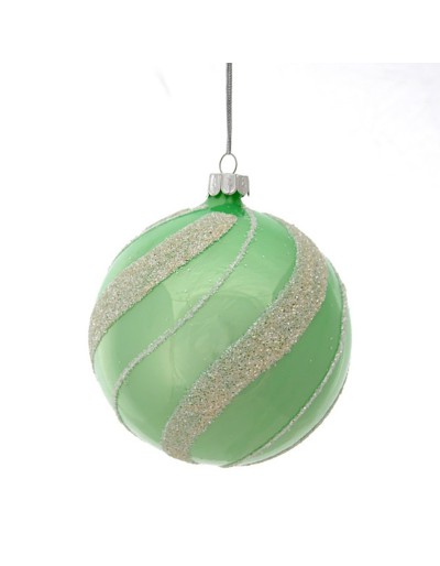 VETRO SFERA COM DECOR 10 cm DE ACQUA VERDE