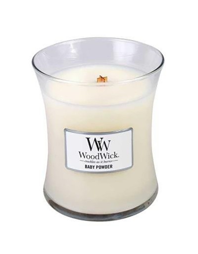 Woodwick candle medium baby powder