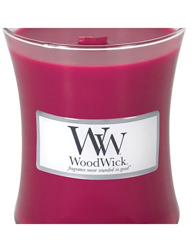 Woodwick mittlere Kerze zu Johannisbeeren