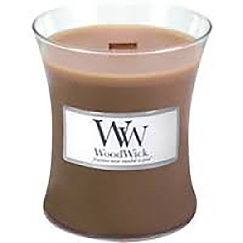 Woodwick candela media al biscotto