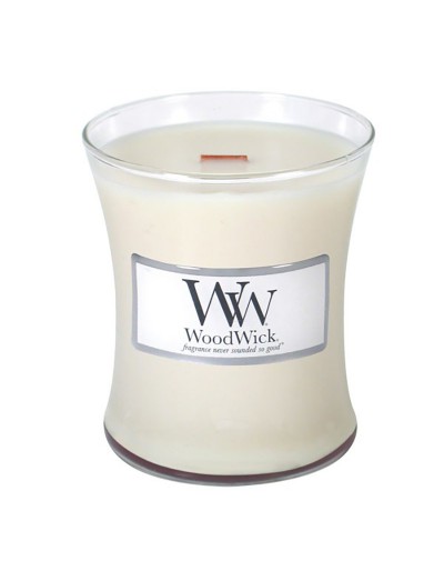 Woodwick mittlere Vanillekerze