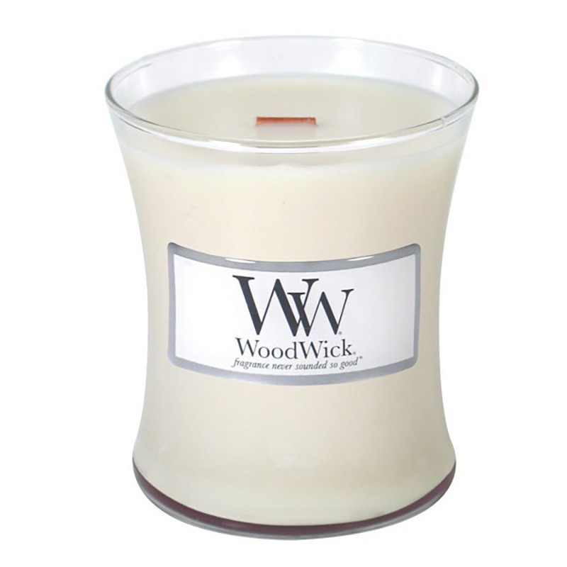 Woodwick mittlere Vanillekerze