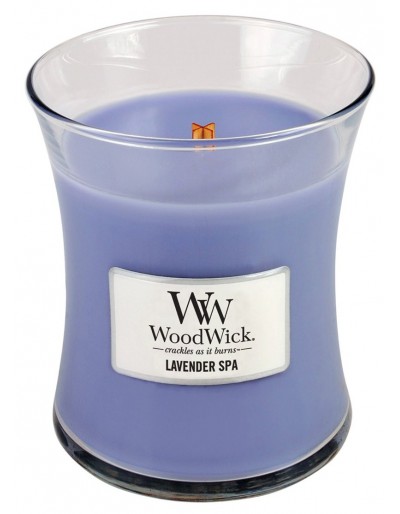 Woodwick mittlere Kerze zu Lavendel