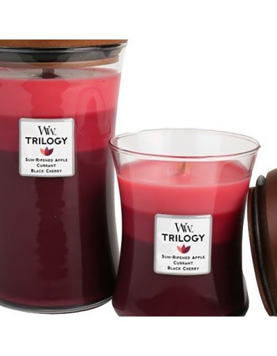 Woodwick candle trilogy maxi summer fruit