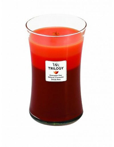 Woodwick candela trilogy maxi spezie esotiche