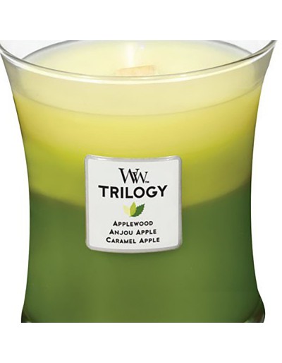 Woodwick candle trilogy media apple festival