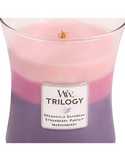 Woodwick candela trilogy media wild berry smoothie