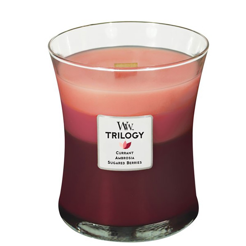 Woodwick candela trilogy media fruit temptation