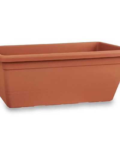 FIORIERA RETTANGOLARE ANTHEA 100 CM TERRACOTTA