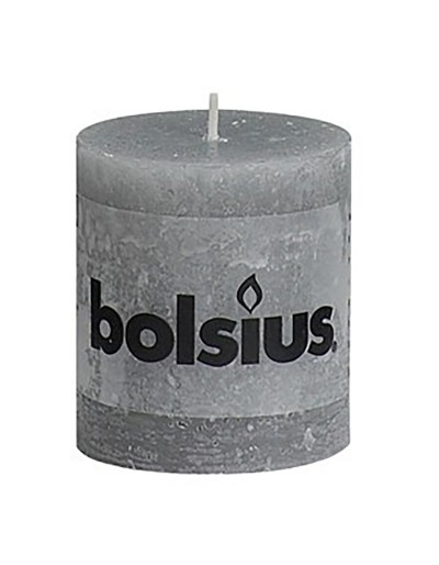 Rustic gray candle