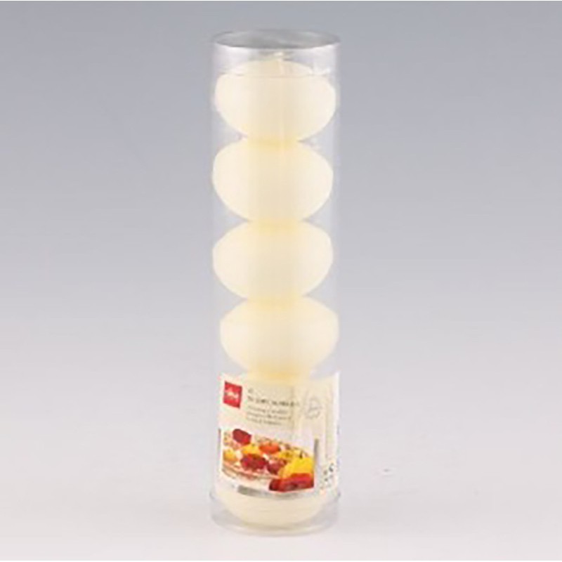 6-piece ivory floating candles