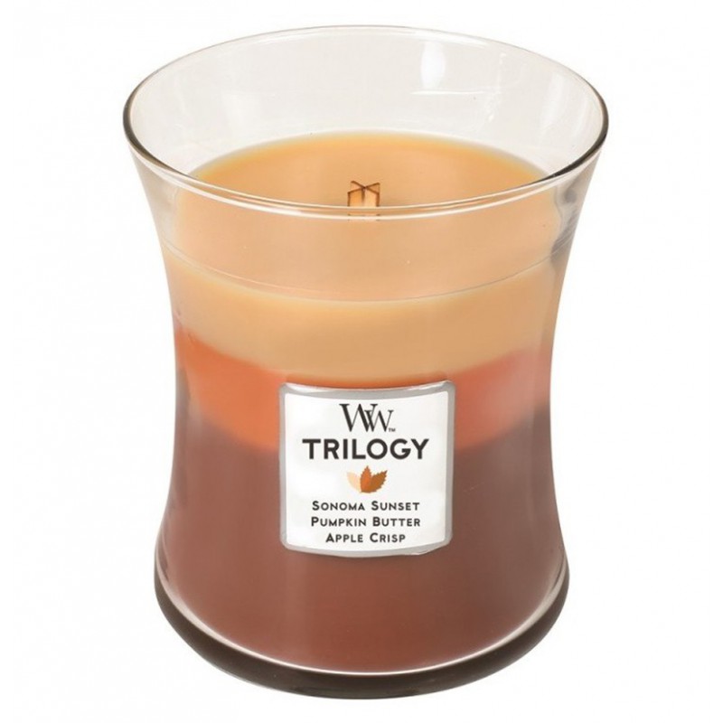 Woodwick trilogy media autumn comfort