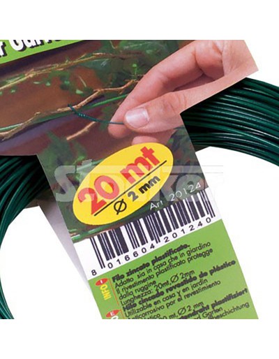 PLAST GARDENING WIRE. 1.2 mm x20MT