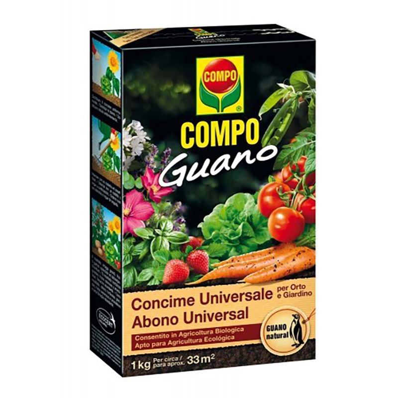 COMPO CONCIME RODODEDRI mit GUANO 3kg