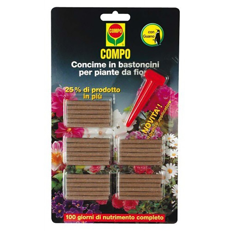 COMPO BASTONCINI P.FIORITE COM GUANO 30PZ.