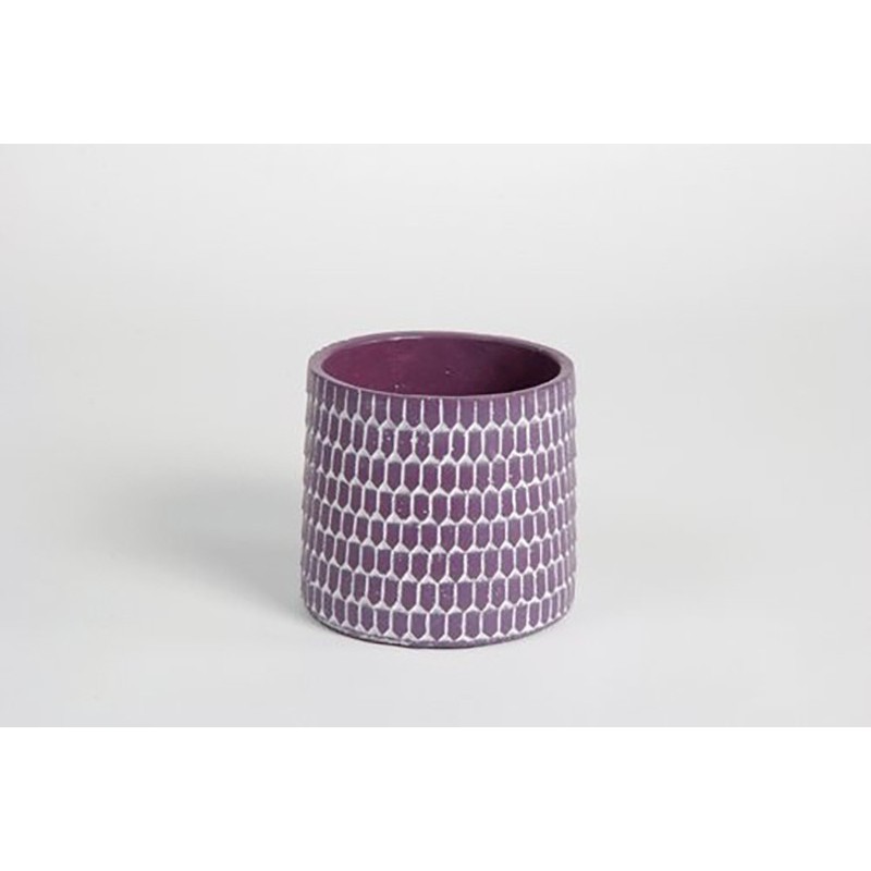 D&M lila Keramik Chap Vase 18