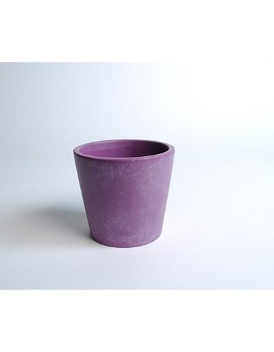 D&amp;M Vaso de cerâmica roxo 17