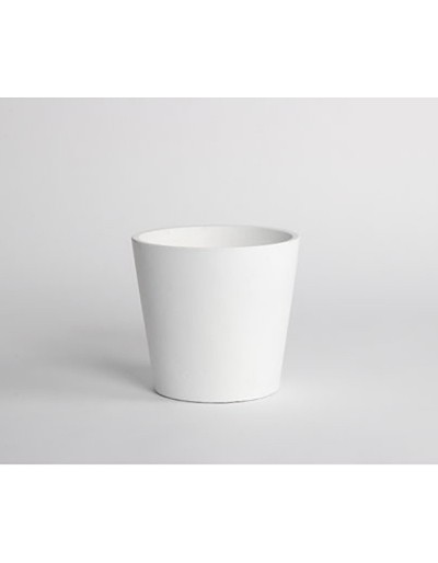 Wazon D&M Chap z białej ceramiki 14 cm