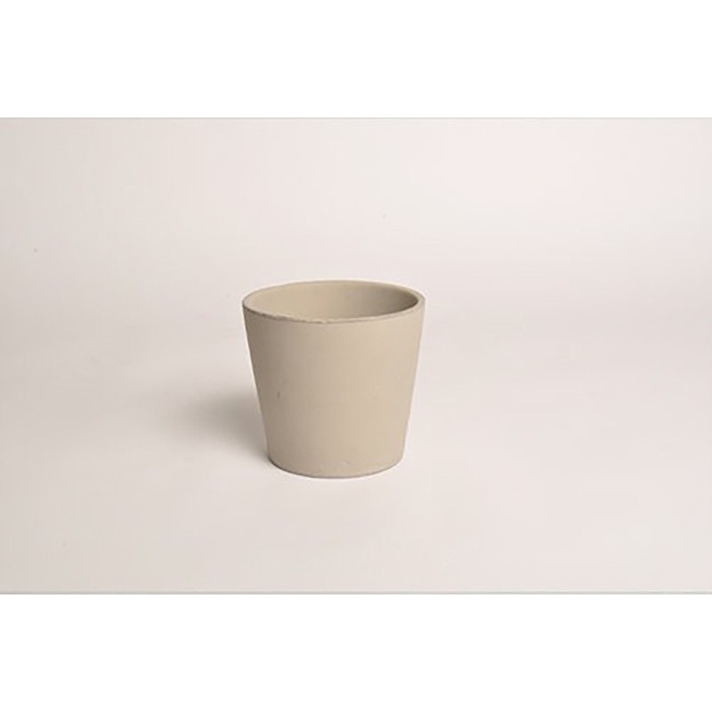 D&M Vase Keramik Taupe 17