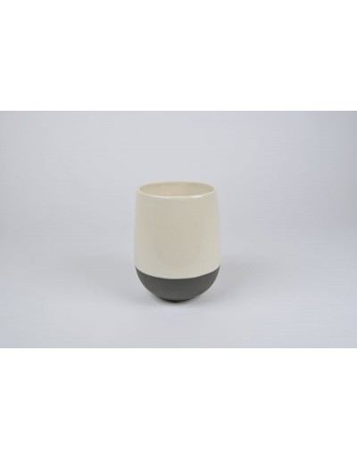D&amp;M Vase Split Weiß 11cm