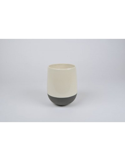 VASE A23 SPLIT WHITE