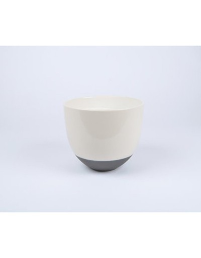 D&amp;M Vase Split Weiß 19cm