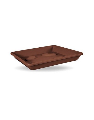 Sottovaso quadrato 42 cm BRONZO