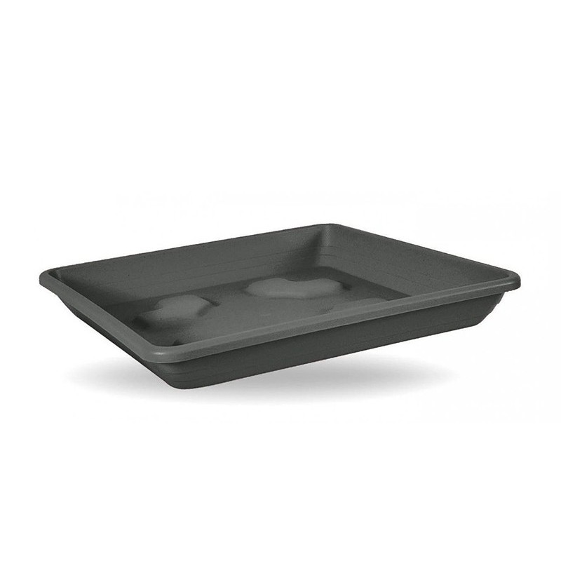 Sous-vaso carré 36 cm ANTRACITE Sous-vaso carré 36 cm ANTRACITE