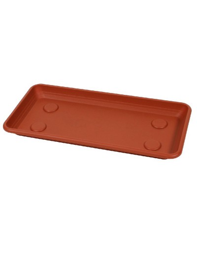 Anthea rectangular subflower 100 cm terracotta color