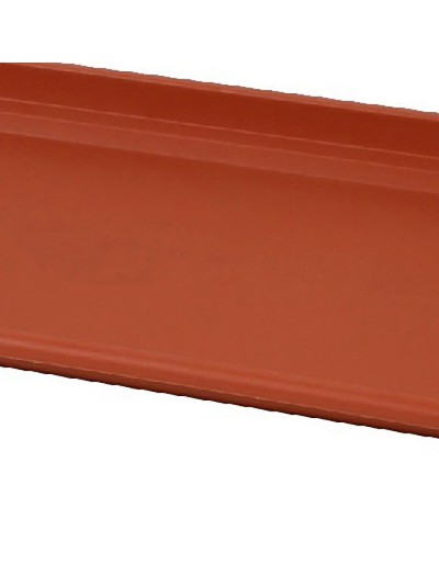 Flor inferior rectangular Anthea 100 cm de terracota