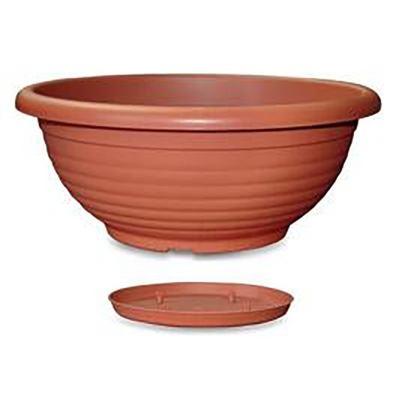 Bol de Naples avec diamètre de sauce 45 cm TERRACOTTA