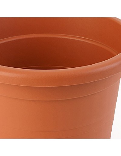 Cylindrical vase 50 cm terracotta