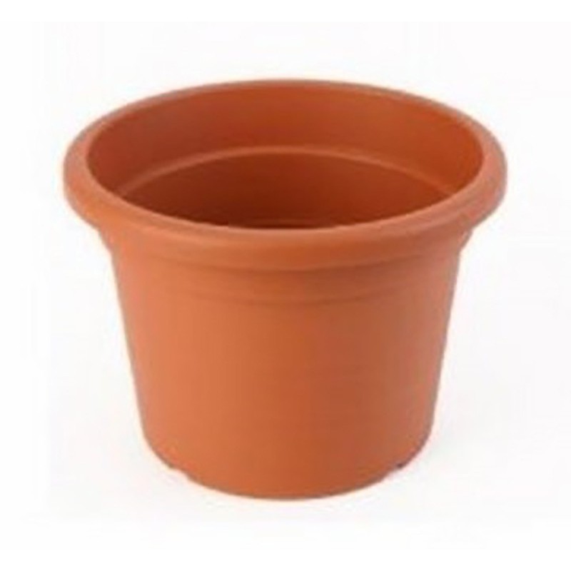 Vaso de cilindro de 30 cm TERRACOTTA de diâmetro