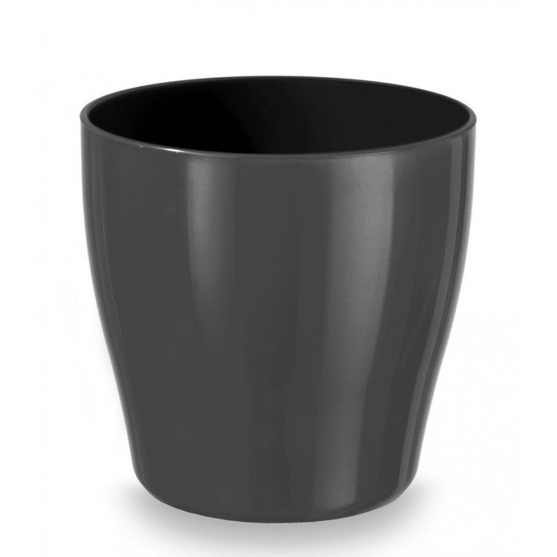 VASO DIAMÈTRE VIVANT 35 CM RULLI CM ANTRACITE INTÉRIEURE