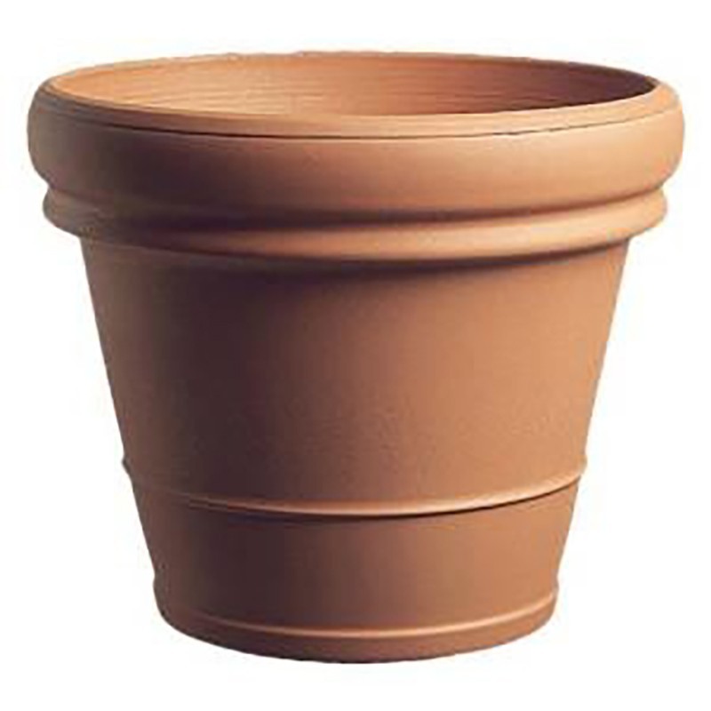 Double-edge terracotta vase 35 cm