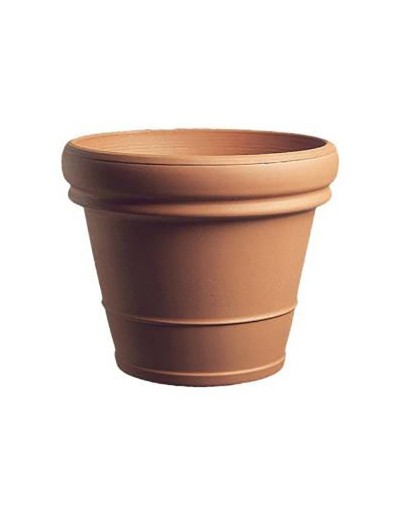 Double-edge terracotta vase 35 cm