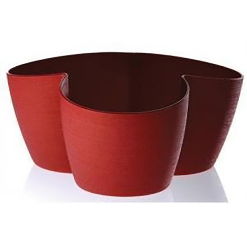 ASSO 3 POSTI 10 cm ROSSO