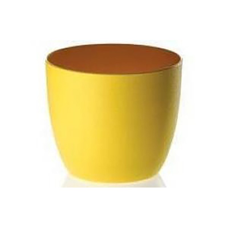 COPRIVASO MILAN 13 cm GIALLO