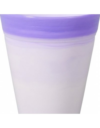 Vase dante 14 cm lilac white