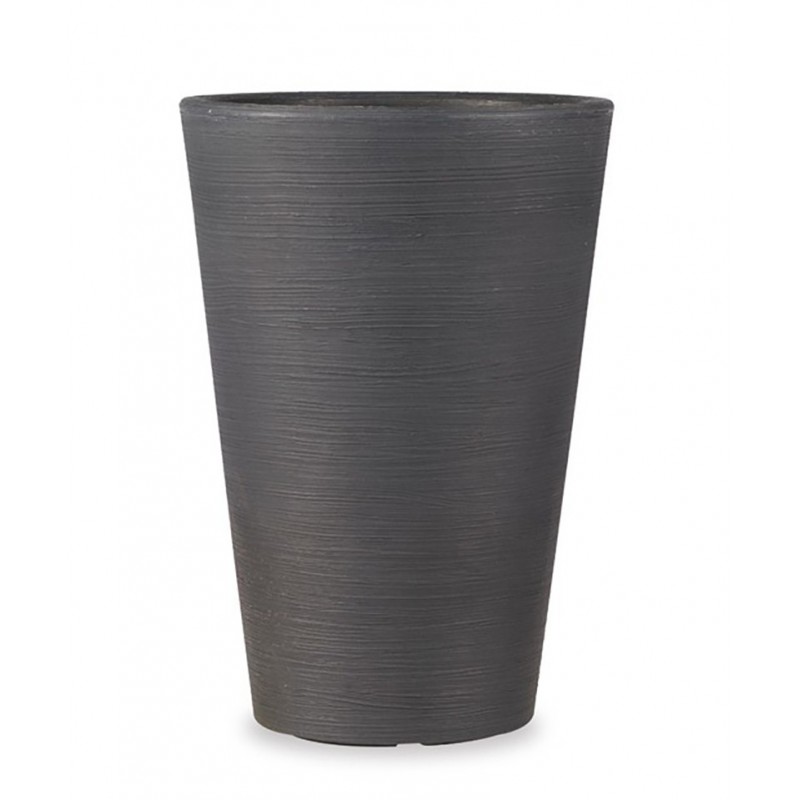 Vaso 75 cm antracite in plastica