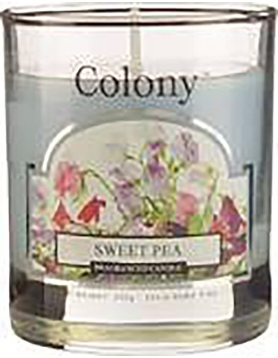 Colony candela in vetro small sweet pea