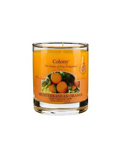 Colony small Mediterranean glass candle