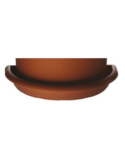 SOTTOVASO DECOR ALTO A PARETE TERRACOTTA